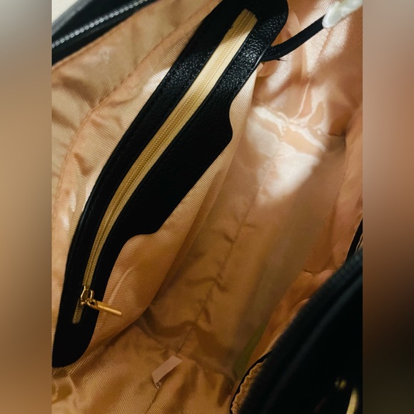 2 pc Black VEGAN LEATHER purse wallet set great gift holiday birthday gift - Picture 10 of 16